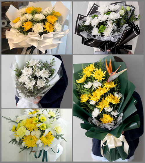 安徽阜阳市颍上县陈桥镇白事花束代送